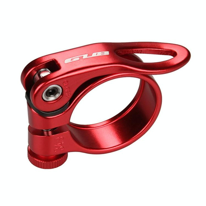 GUB CX-49 34.9mm Aluminum Ultralight Bicycle Seat Post Clamp(Red)