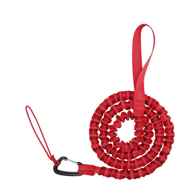 ZXCQYS-L Bicycle Tow Rope Mountain Bike Parent-Child Pull Rope Portable Tow Rope(Red)