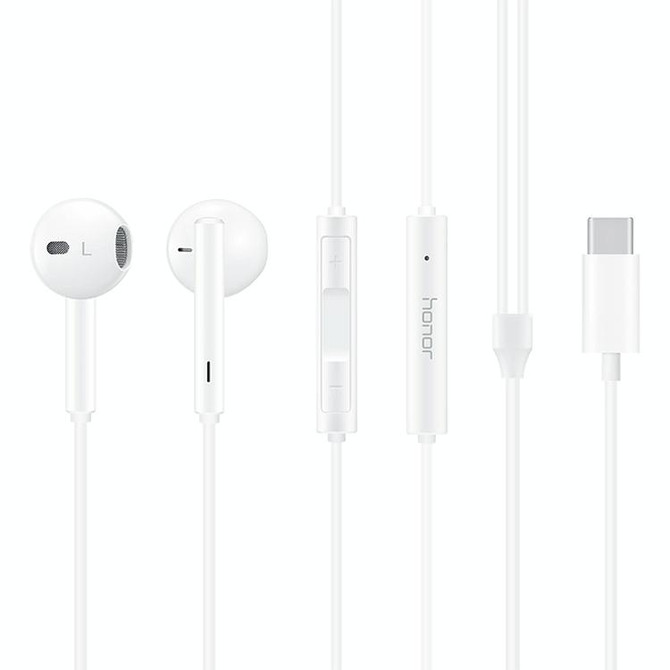 Original Honor AM33 USB-C / Type-C Classic Noise Reduction In-ear Wired Earphone, Support Wire Control & Call