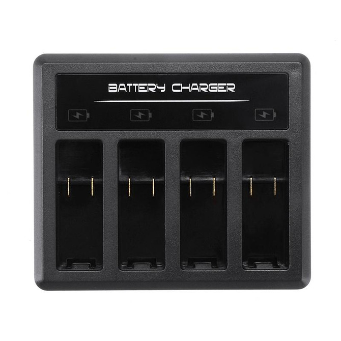 4-channel Battery Charger with Type-C / USB-C Port for GoPro HERO8 Black /7 Black /7 White / 7 Silver /6 /5