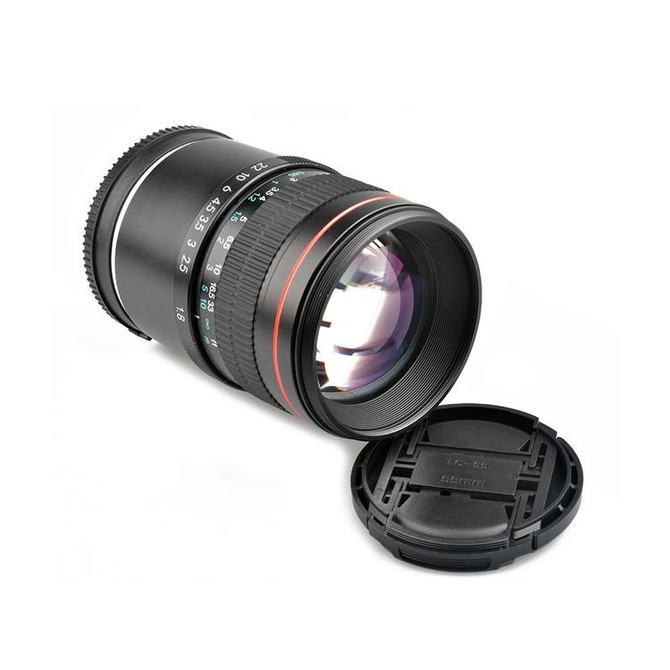 Lightdow 85mm F1.8 Fixed Focus Portrait Macro Manual Focus Camera Lens for Sony Cameras