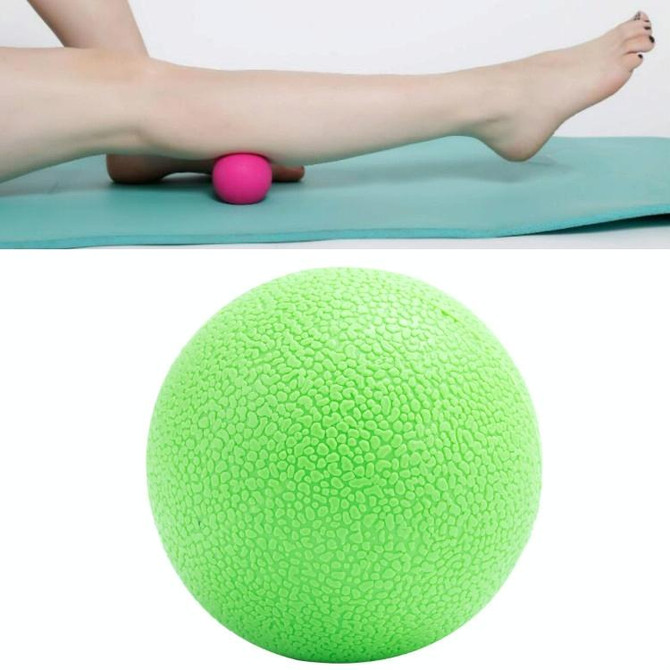 10 PCS Fascia Ball Deep Muscle Relaxation Plantar Acupoint Massage Fitness Mini Yoga Ball Massage Ball, Specification:Single Ball(Green)