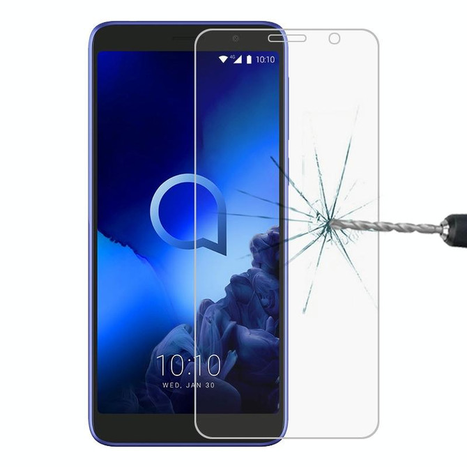 For Alcatel 1X (2019) 2.5D Non-Full Screen Tempered Glass Film