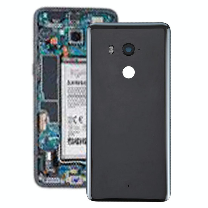 Battery Back Cover with Camera Lens for HTC U11+(Black)