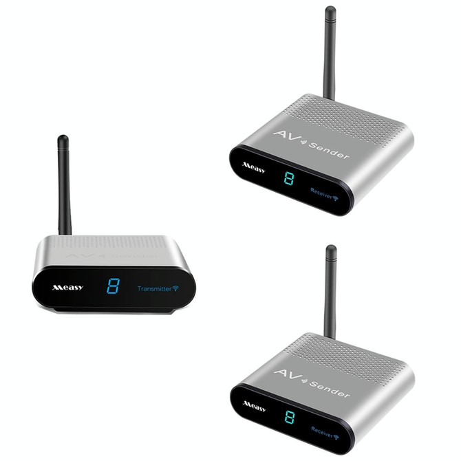 Measy AV220-2 2.4GHz Wireless Audio / Video Transmitter + 2 Receiver, Transmission Distance: 200m