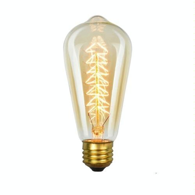 E27 40W Retro Edison Light Bulb Filament Vintage Ampoule Incandescent Bulb, AC 220V(ST64 Christmas tree)