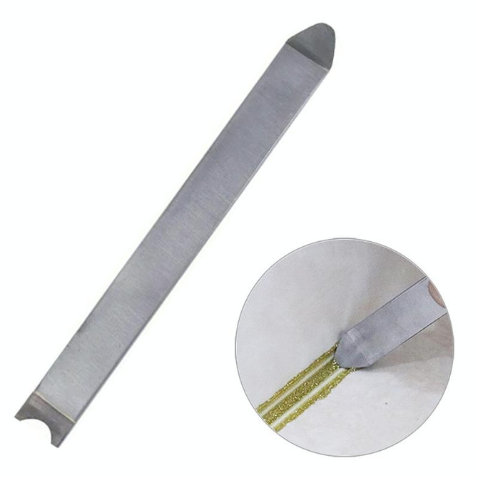 13cm Tungsten Steel Shovel Glue Scraper Angle Scraper Clear Residual Glue Beauty Seam Tool