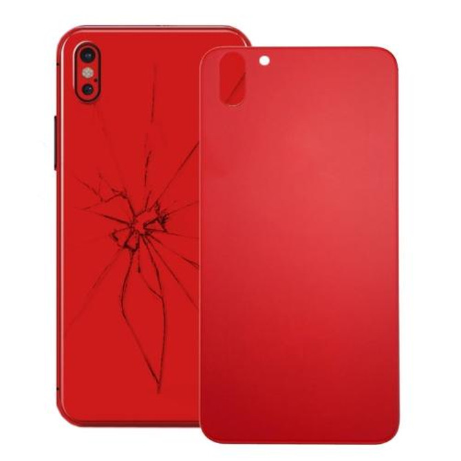 Glass Battery Back Cover for iPhone X(Red)