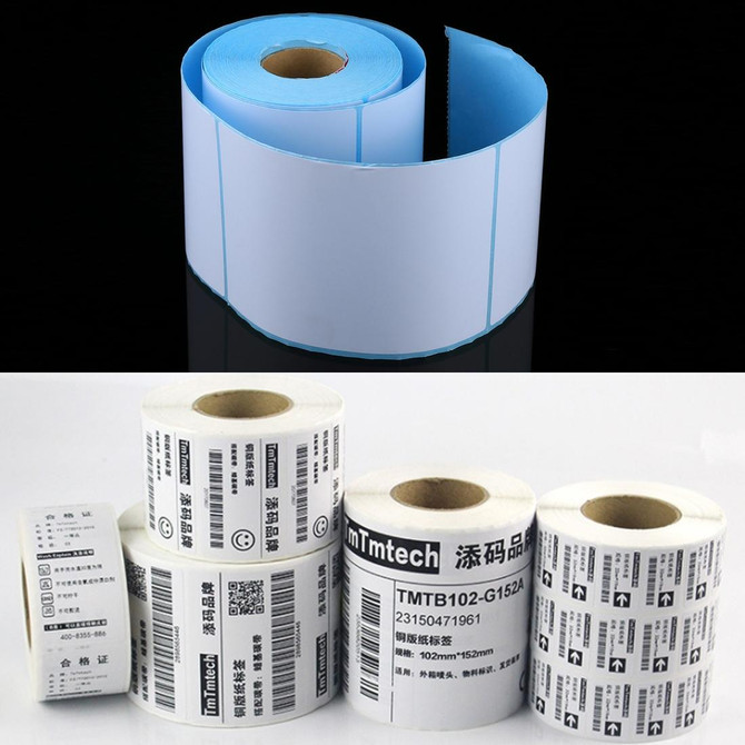 Thermal Printing Paper / Thermal Adhesive Label Paper, Size: 150mm x 100mm350pcs Labels