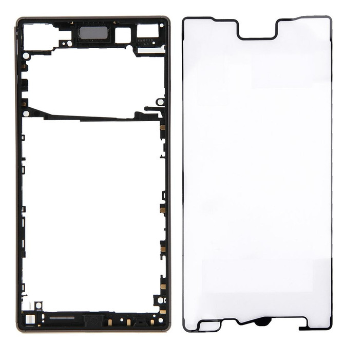 Front Bezel  for Sony Xperia Z5 (Single SIM Card Version) (Black)