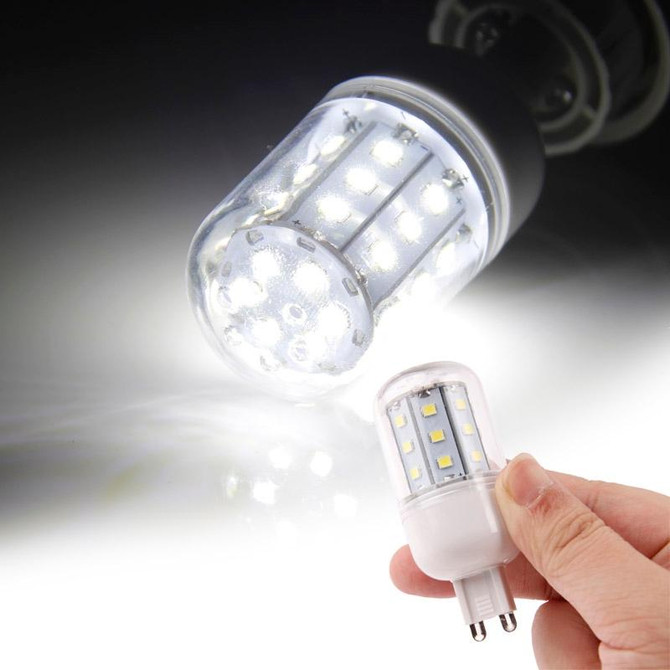 G9 4W Corn Light Bulb, 30 LED SMD 2835, White Light, AC 220V