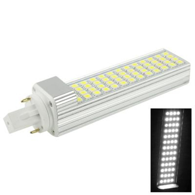 G24 12W 1000LM LED Transverse Light Bulb, 52 LED SMD 5050, White Light, AC 220V
