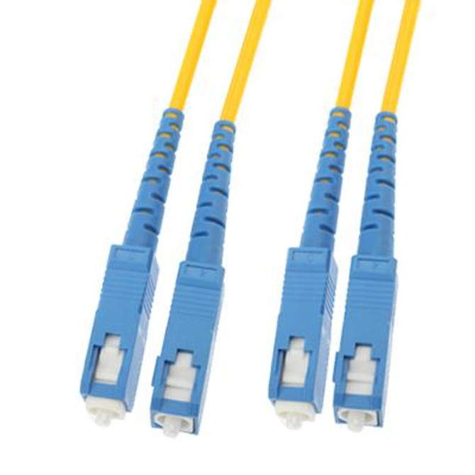 SC-SC Dual-Core Single Mode Fiber Optic Jumper