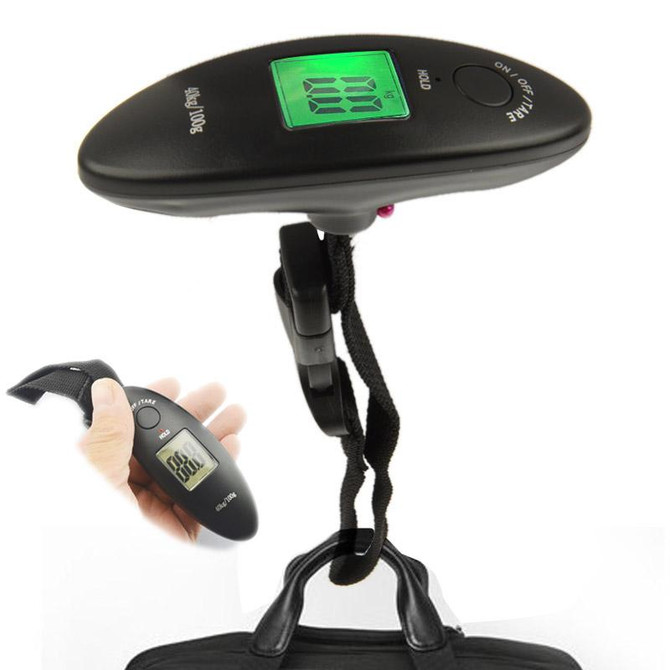 40kg x 100g LCD Electronic Travel Luggage Weight Scale (WH-A15)