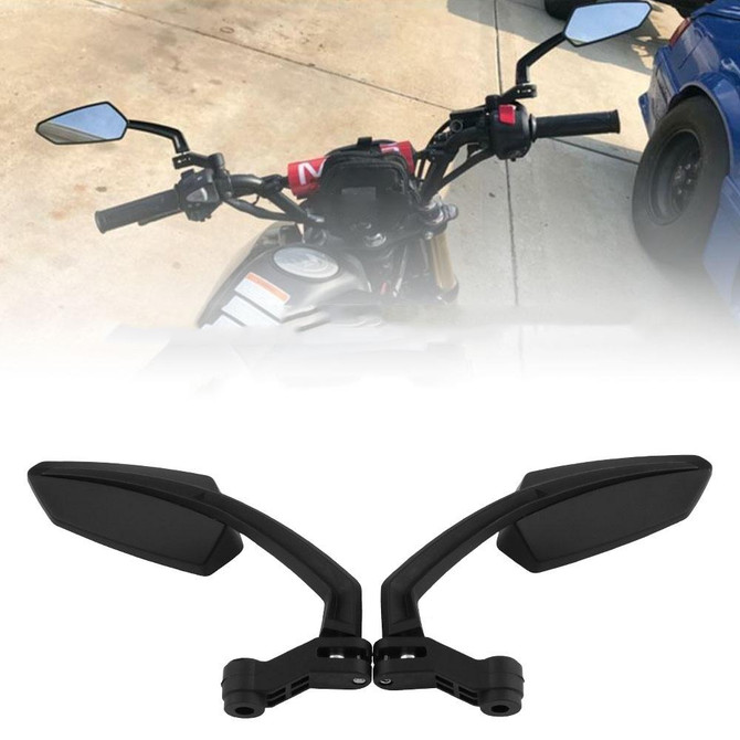 2 PCS Motorcycle Modified Rear View Mirror Set for Honda / Kawasaki / Suzuki / Yamaha