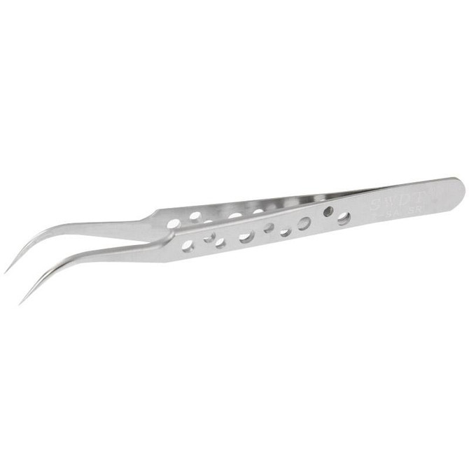 High-Hardness Anti-Magnetic Anti-Acid Steel Curved Tweezers