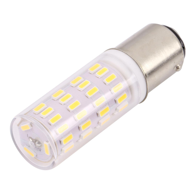 BA15D 63 LEDs SMD 4014 6500K Energy Saving LED Corn Light, AC / DC 12-24V (White Light)