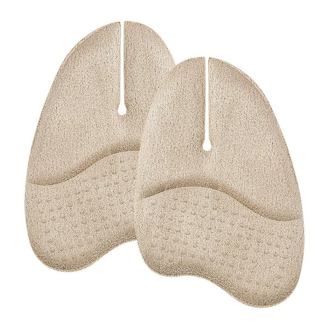 Flip-flop Foot Pads Sandals Invisible Non-slip Shock-absorbing Foot Pads, Color: Apricot