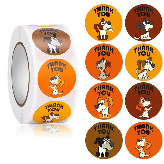 10 Rolls Cute Cartoon Animal Child Thank You Sticker(HA059)