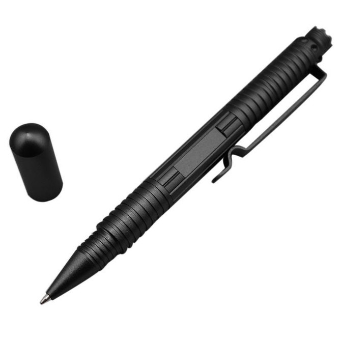 Portable Multi-function Pen Self Defense Supplies Weapons Protection Tool(Black)