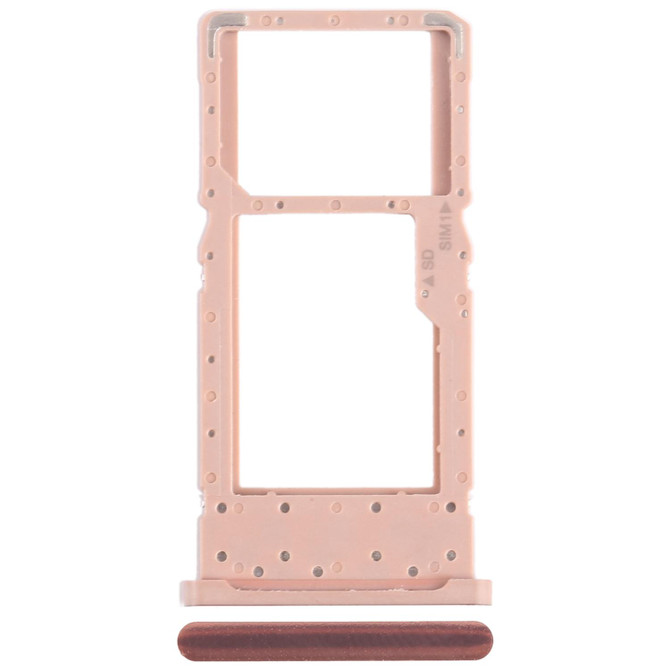 For Nokia X20 Original SIM + SIM / Micro SD Card Tray (Gold)