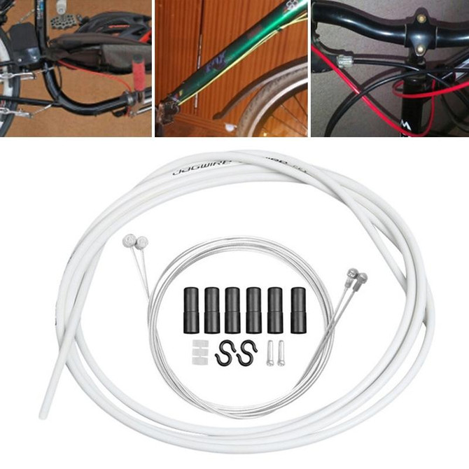Universal Bicycle Brake Cable Tube Set(White)