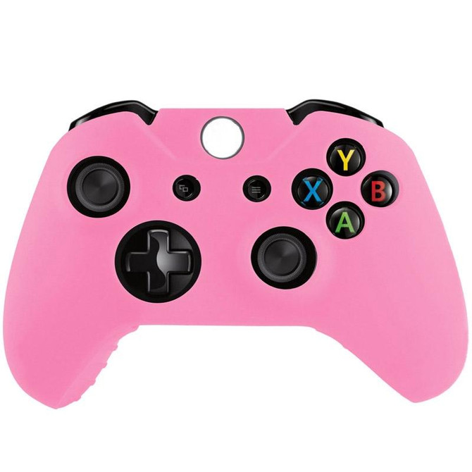 Flexible Silicone Protective Case for Xbox One(Pink)