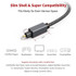 5m Digital Optical Audio Output/Input Cable Compatible With SPDIF5.1/7.1 OD5.0MM(Black)