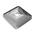 Desktop Kinetic Energy To Vent Stress Relief Fingertip Spinner Toy, Style: Zinc Alloy Quadrilateral Silver