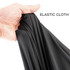 Anti-Dust Anti-UV Heat-insulating Elastic Force Cotton Car Cover for Business Car, Size: 4.8m~5.15m (Black)