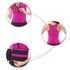 Neoprene Corset Yoga Vest Sweat Suit Postpartum Belly Belt, Size:XXL(Rose Red)