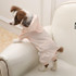 Dog Raincoat Out Four Foot Waterproof Dust Clothes Pet Raincoat, Size: XXXL(Apricot)