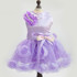 Pet Clothes Dog Spring Summer Thin Dress Rose Dress, Size: M(Purple)