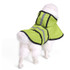 Pet Reflective Raincoat Large Dog Poncho, Size: S(Fluorescent Green)