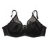 BR-JKN1063 Crossdressing Fake Breast Bra Without Fake Breast, Size: 36/80D(Black)