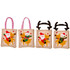 Christmas Decoration Riding Deer Tote Bag Kids Candy Cartoon Gift Bag, Style: Striped Snowman