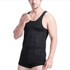 Men Slimming Body Shaper Vest Underwear, Size: S(Black)