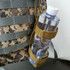 Portable Outdoor Travel Nylon Adjustable Cover Holster Kettle Bag Water Bottle Pouch(Black)