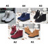 Ladies Cotton Shoes Plus Velvet Snow Boots, Size:42(Black)