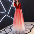 Meeting Ladies  Female Bride Wedding Party Dress, Size:XL(Red)