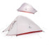 Naturehike NH15T002-T1 Ultralight Tent Outdoor Camping Rainproof Tent, Colour:20D Silicone Light Gray, Style:2 People