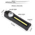 1902B Flashlight Rechargeable Lantern 4 Lighting Mode(Yellow Light)