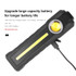 1902B Flashlight Rechargeable Lantern 4 Lighting Mode(Yellow Light)