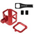 PULUZ Housing Shell CNC Aluminum Alloy Protective Cage with Insurance Frame for GoPro HERO5 Session /HERO4 Session /HERO Session(Red)