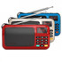 Rolton W405 Portable Mini FM Radio TF Card USB Receiver Music Player with LED Display(Red)