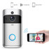 M4 720P Smart WIFI Ultra Low Power Video PIR Visual Doorbell with 3 Battery Slots,Support Mobile Phone Remote Monitoring & Night Vision & 166 Degree Wide-angle Camera Lens (Silver)