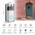 M4 720P Smart WIFI Ultra Low Power Video PIR Visual Doorbell with 3 Battery Slots,Support Mobile Phone Remote Monitoring & Night Vision & 166 Degree Wide-angle Camera Lens (Silver)