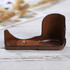 1/4 inch Thread PU Leather Camera Half Case Base for Sony ILCE-5100 / A5100(Coffee)