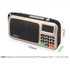 Rolton W405 Portable Mini FM Radio TF Card USB Receiver Music Player with LED Display(Gold)