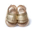 Casual Fashion PU Fringed Baby Sandals, Size:13cm/93g(Gold)